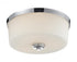 Z-Lite Arlington 3 Light Flush Mount in Bronze Finish Model: 220F3