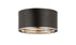 Z-Lite Arlo 2 Light Flush Mount in Matte Black + Chrome Finish Model: 2303F2-MB-CH