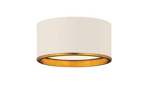 Z-Lite Arlo 2 Light Flush Mount in Matte Black + Chrome Finish Model: 2303F2-MB-CH