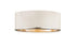 Z-Lite Arlo 3 Light Flush Mount in Matte Black + Chrome Finish Model: 2303F3-MB-CH