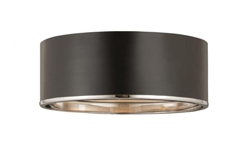 Z-Lite Arlo 4 Light Flush Mount in Matte Black + Chrome Finish Model: 2303F4-MB-CH