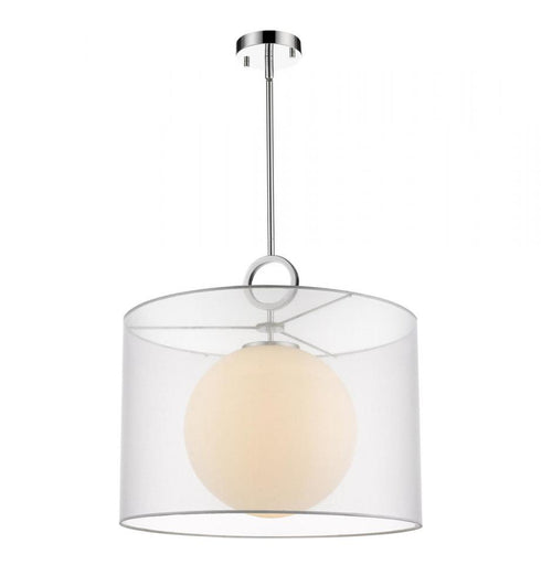 Z-Lite Arosia 1 Light Pendant in Chrome Finish Model: 194-20G-C