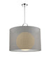Z-Lite Arosia 1 Light Pendant in Chrome Finish Model: 194-24BK-C