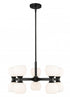Z-Lite Artemis 10 Light Chandelier in Matte Black Finish Model: 494-10MB
