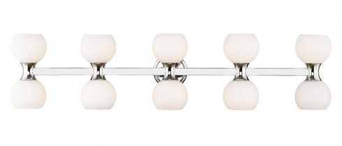 Z-Lite Artemis 10 Light Vanity in Brushed Nickel Finish Model: 494-10V-BN