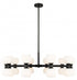 Z-Lite Artemis 20 Light Chandelier in Matte Black Finish Model: 494-20MB