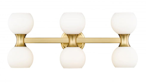 Z-Lite Artemis 6 Light Vanity in Brushed Nickel Finish Model: 494-6V-BN