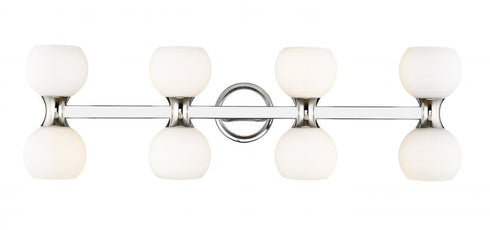 Z-Lite Artemis 8 Light Vanity in Brushed Nickel Finish Model: 494-8V-BN