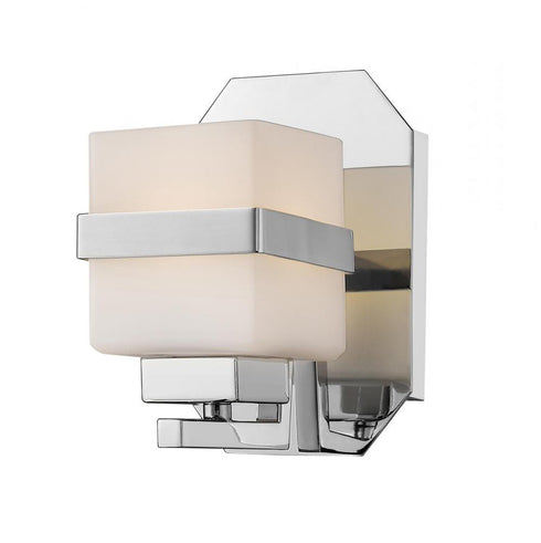 Z-Lite Ascend 1 Light Wall Sconce in Chrome Finish Model: 1915-1S-CH-LED