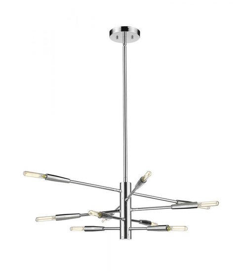 Z-Lite Ascension 10 Light Chandelier in Chrome Finish Model: 737-10CH