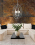 Z-Lite Ashling 4 Light Chandelier in Brushed Nickel Finish Model: 6004-4L-BN
