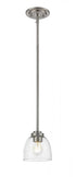 Z-Lite Ashton 1 Light Pendant in Brushed Nickel Finish Model: 460MP-BN