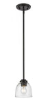 Z-Lite Ashton 1 Light Pendant in Brushed Nickel Finish Model: 460MP-BN