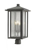 Z-Lite Aspen 3 Light Outdoor Post Mount Fixture in Black Finish Model: 554PHXLR-BK