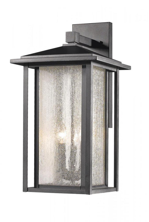 Z-Lite Aspen 3 Light Outdoor Wall Light in Black Finish Model: 554XL-BK