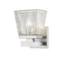 Z-Lite Astor 1 Light Wall Sconce in Brushed Nickel Finish Model: 1936-1S-BN
