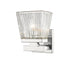 Z-Lite Astor 1 Light Wall Sconce in Brushed Nickel Finish Model: 1936-1S-BN