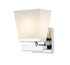 Z-Lite Astor 1 Light Wall Sconce in Brushed Nickel Finish Model: 1937-1S-BN
