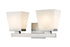 Z-Lite Astor 2 Light Vanity in Brushed Nickel Finish Model: 1937-2V-BN