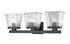 Z-Lite Astor 3 Light Vanity in Brushed Nickel Finish Model: 1936-3V-BN
