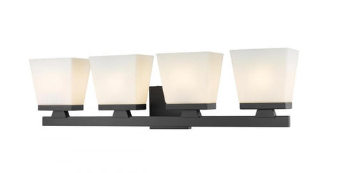 Z-Lite Astor 4 Light Vanity in Brushed Nickel Finish Model: 1937-4V-BN