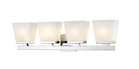 Z-Lite Astor 4 Light Vanity in Brushed Nickel Finish Model: 1937-4V-BN