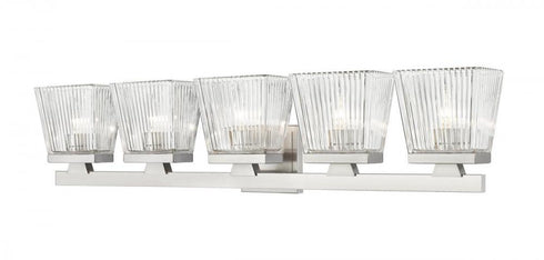Z-Lite Astor 5 Light Vanity in Brushed Nickel Finish Model: 1936-5V-BN