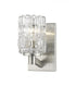 Z-Lite Aubrey 1 Light Wall Sconce in Brushed Nickel Finish Model: 1931-1S-BN
