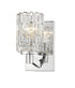 Z-Lite Aubrey 1 Light Wall Sconce in Brushed Nickel Finish Model: 1931-1S-BN