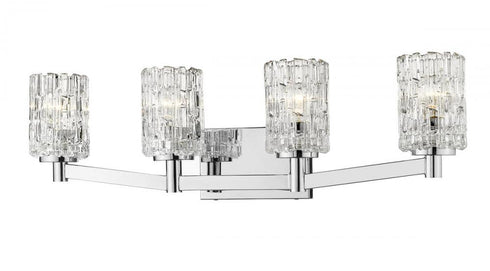 Z-Lite Aubrey 4 Light Vanity in Brushed Nickel Finish Model: 1931-4V-BN