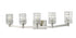 Z-Lite Aubrey 5 Light Vanity in Brushed Nickel Finish Model: 1931-5V-BN