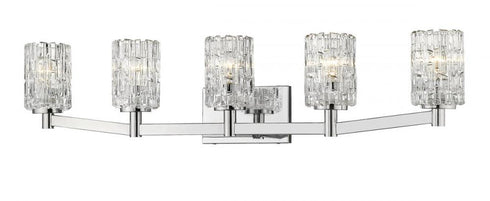 Z-Lite Aubrey 5 Light Vanity in Brushed Nickel Finish Model: 1931-5V-BN