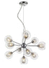 Z-Lite Auge 10 Light Chandelier in Chrome Finish Model: 905-10C