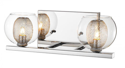 Z-Lite Auge 2 Light Vanity in Chrome Finish Model: 905-2V