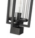 Z-Lite Aura 1 Light Outdoor Post Mount Fixture in Black Finish Model: 5013PHBS-BK