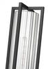 Z-Lite Aura 1 Light Outdoor Post Mounted Fixture in Black Finish Model: 5013PHBS-536P-BK