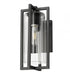 Z-Lite Aura 1 Light Outdoor Wall Light in Black Finish Model: 5013S-BK