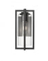 Z-Lite Aura 1 Light Outdoor Wall Light in Black Finish Model: 5013S-BK