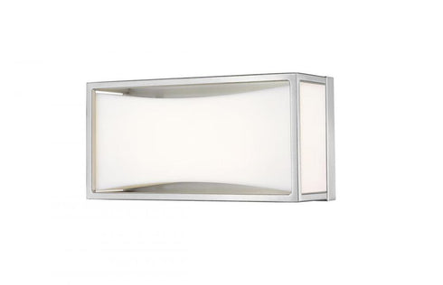 Z-Lite Baden 1 Light Vanity in Brushed Nickel Finish Model: 1933-8BN-LED