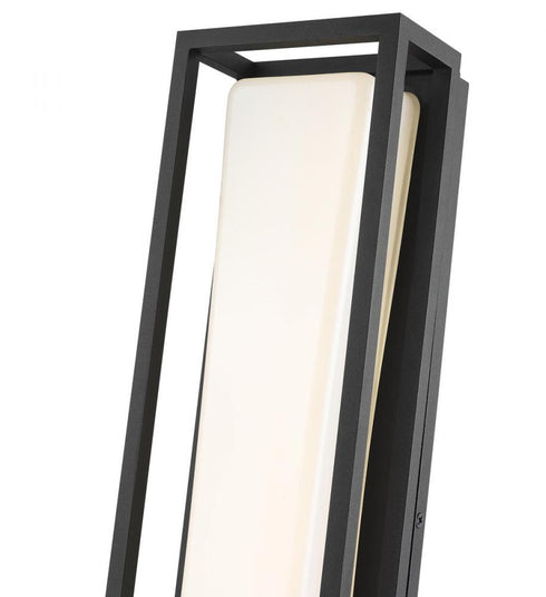 Z-Lite Baden Outdoor 1 Light Outdoor Wall Light in Black Finish Model: 587M-BK-LED