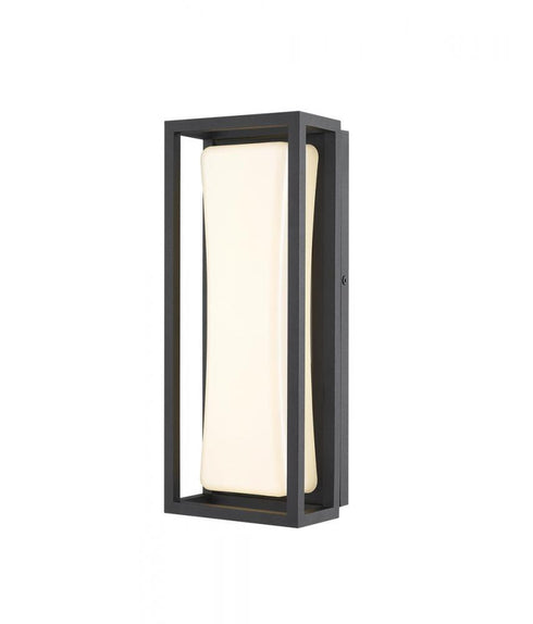 Z-Lite Baden Outdoor 1 Light Outdoor Wall Light in Black Finish Model: 587S-BK-LED