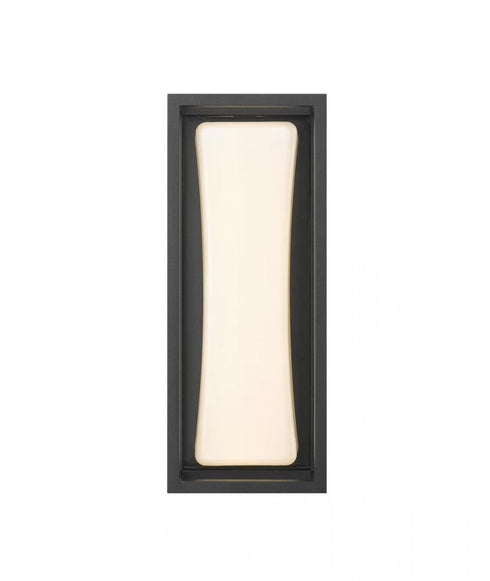 Z-Lite Baden Outdoor 1 Light Outdoor Wall Light in Black Finish Model: 587S-BK-LED
