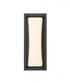 Z-Lite Baden Outdoor 1 Light Outdoor Wall Light in Black Finish Model: 587S-BK-LED