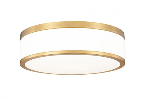 Z-Lite Ballord 1 Light Flush Mount in Brushed Nickel Finish Model: 1012F12-BN-LED
