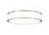 Z-Lite Ballord 1 Light Flush Mount in Brushed Nickel Finish Model: 1012F16-BN-LED