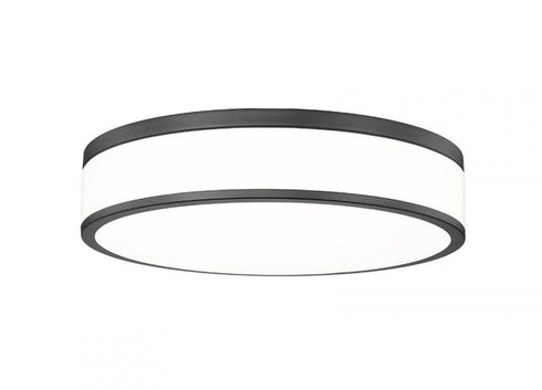 Z-Lite Ballord 1 Light Flush Mount in Brushed Nickel Finish Model: 1012F16-BN-LED