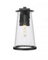 Z-Lite Bar Harbor 1 Light Outdoor Wall Light in Sand Black Finish Model: 5004B-BK
