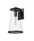 Z-Lite Bar Harbor 1 Light Outdoor Wall Light in Sand Black Finish Model: 5004B-BK