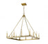 Z-Lite Barclay 12 Light Chandelier in Matte Black Finish Model: 482S-12MB
