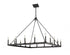 Z-Lite Barclay 16 Light Chandelier in Matte Black Finish Model: 482S-16MB
